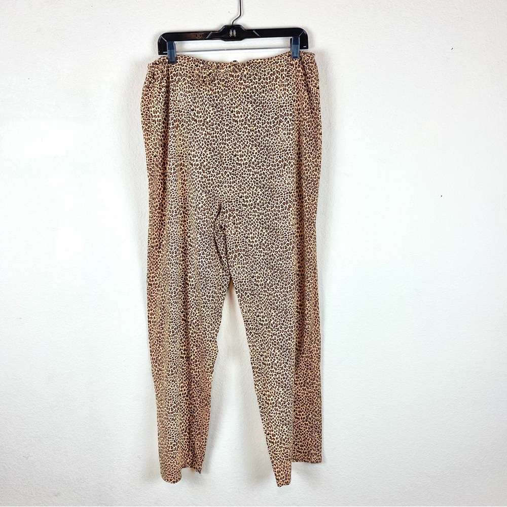 Body Bleu Leopard Pajama, Sleep or Lounge Pants NWOT